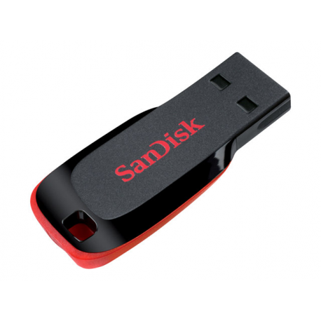 SanDisk Cruzer Blade - USB flash drive - 16 GB - USB 2.0 - blue, green, pink (pack of 3) - 1