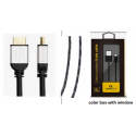 Cablexpert Select Plus Series - High Speed - HDMI cable with Ethernet - HDMI male to HDMI male - 7.5 m - shielded - 4K support