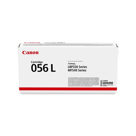Canon 056 L - Black - original - toner cartridge - for ImageCLASS MF543dw; i-SENSYS LBP325x, MF542x, MF543x, MF552dw, MF553dw - 0