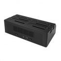 StarTech.com 4-Bay SATA SSD / HDD Docking Station - External USB 3.1 (10Gbps) SATA SS / HDD Dock for 2.5" / 3.5" SSDs / HDDs (SDOCK4U313) - Storage enclosure - 2.5"  /  3.5" shared - SATA 6Gb / s - USB 3.1 (Gen 2) - black