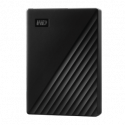 WD My Passport WDBPKJ0050BBK - Hard drive - encrypted - 5 TB - external (portable) - USB 3.2 Gen 1 - 5400 rpm - 256-bit AES - black