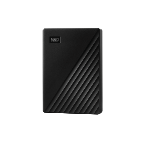 WD My Passport WDBPKJ0040BBK - Hard drive - encrypted - 4 TB - external (portable) - USB 3.2 Gen 1 - 256-bit AES - black - 0