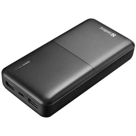 Sandberg SAVER - Power bank - 10000 mAh - 2.4 A - 2 output connectors (USB) - 0