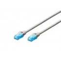 DIGITUS Professional - Patch cable - RJ-45 (M) to RJ-45 (M) - 50 cm - UTP - CAT 5e - booted, snagless - white