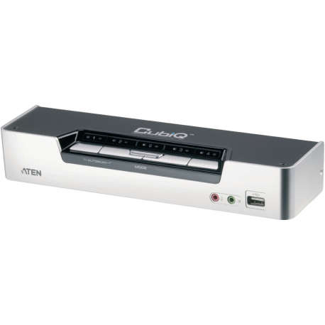 ATEN CubiQ CS1794 USB 2.0 HDMI KVMP Switch - KVM / audio / USB switch - 4 x KVM / audio / USB - 1 local user - desktop - 0