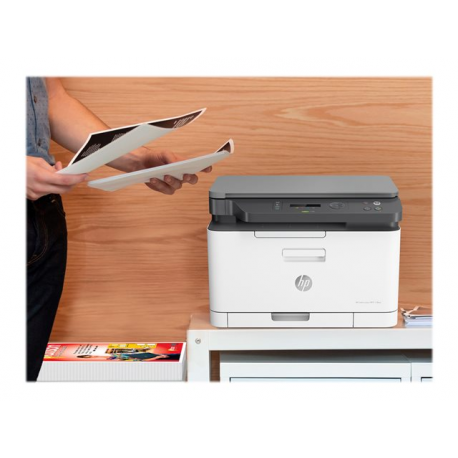 HP Color Laser MFP 178nw - Multifunction printer - colour - laser - A4 (210 x 297 mm) (original) - A4 / Letter (media) - up to 18 ppm (copying) - up to 18 ppm (printing) - 150 sheets - USB 2.0, LAN, Wi-Fi(n) - 7