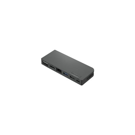 Lenovo Powered USB-C Travel Hub - Docking station - USB-C - VGA, HDMI - Worldwide - for IdeaPad 3 14; ThinkCentre neo 50; ThinkPad L13 Yoga Gen 3; T14s Gen 3; X1 Nano Gen 2 - 0