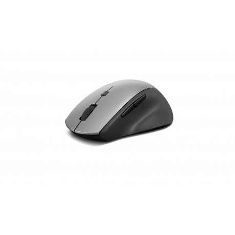 Lenovo ThinkBook Wireless Media - Mouse - ergonomic - right-handed - optical - 6 buttons - wireless - 2.4 GHz - USB wireless receiver - black - for ThinkCentre M80t Gen 3; ThinkCentre neo 50; ThinkPad T14s Gen 3; V50t Gen 2-13 - 8