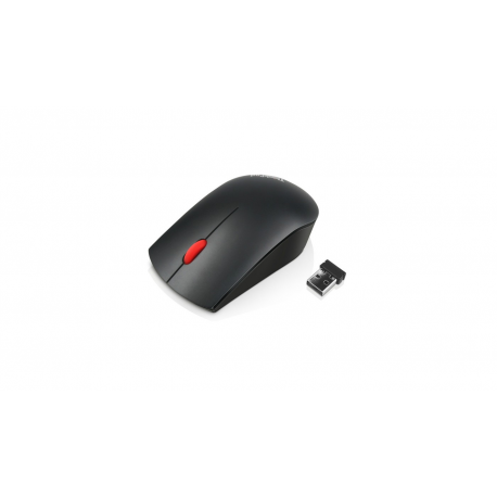 Lenovo ThinkPad Essential Wireless Mouse - Mouse - laser - 3 buttons - wireless - 2.4 GHz - USB wireless receiver - for ThinkCentre M80t Gen 3; ThinkCentre neo 50; ThinkPad T14s Gen 3; V50t Gen 2-13 - 5