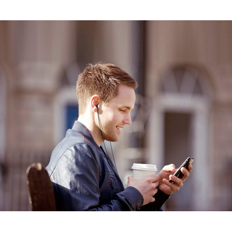 Panasonic RP-TCM115E - Earphones with mic - in-ear - wired - 3.5 mm jack - 2