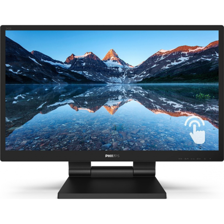 Philips B Line 242B9T - LED monitor - 24" (23.8" viewable) - touchscreen - 1920 x 1080 Full HD (1080p) @ 60 Hz - IPS - 250 cd / m² - 1000:1 - 5 ms - HDMI, DVI-D, VGA, DisplayPort - speakers - black texture - 2