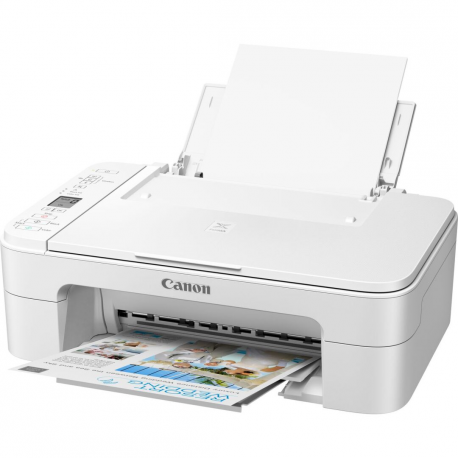 Canon PIXMA TS3351 - Multifunction printer - colour - ink-jet - 216 x 297 mm (original) - A4 / Legal (media) - up to 7.7 ipm (printing) - 60 sheets - USB 2.0, Wi-Fi(n) - white - 4