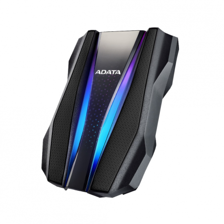 ADATA HD770G - Hard drive - encrypted - 1 TB - external (portable) - USB 3.2 Gen 1 - 256-bit AES - black - 2