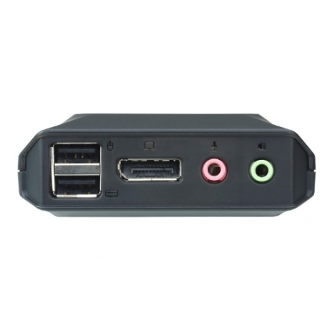 ATEN CS22DP - KVM  /  audio  /  USB switch - 2 x KVM  /  audio  /  USB - 1 local user - desktop - 3