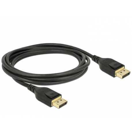 DeLOCK - DisplayPort cable - DisplayPort (M) to DisplayPort (M) - DisplayPort 1.4 - 3 m - 8K support - black - 4