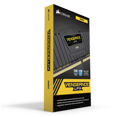 CORSAIR Vengeance LPX - DDR4 - module - 8 GB - DIMM 288-pin - 3000 MHz  /  PC4-24000 - CL16 - 1.35 V - unbuffered - non-ECC - black - 3