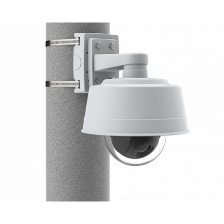 AXIS T91B47 (100-410 mm) - Camera mounting kit - pole mountable - indoor, outdoor - white - for AXIS AXIS P3245, M4308, P1455, P3255, P3818, Q1615, Q1951, Q1952, Q3515, Q3536, Q3538 - 2