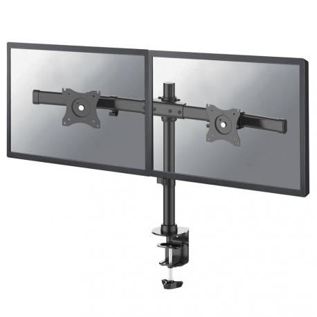 Neomounts by Newstar FPMA-DCB100D - Mounting kit - for 2 LCD displays (full-motion) - black - screen size: 10"-27" - clamp mountable, grommet, desk-mountable - 3