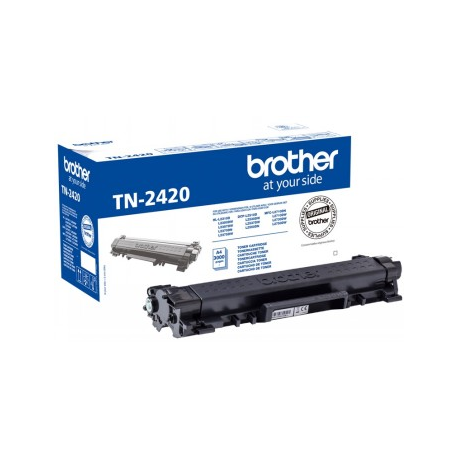 Brother TN2420 - High Yield - black - original - toner cartridge - for Brother DCP-L2510, L2530, L2537, L2550, HL-L2350, L2370, L2375, MFC-L2713, L2730, L2750 - 2