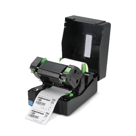 TSC TE210 - Label printer - direct thermal / thermal transfer - Roll (11.2 cm) - 203 dpi - up to 152.4 mm / sec - USB 2.0, LAN, USB host, RS232 - 1