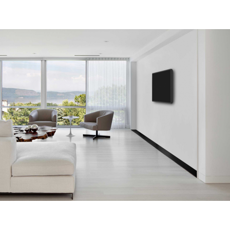 Multibrackets M Universal Wallmount Fixed Small - Bracket - for flat panel - steel - black - screen size: 24"-55" - wall-mountable - 5