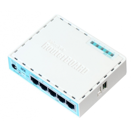 MikroTik RouterBOARD hEX RB750Gr3 - Router - 4-port switch - GigE - 5