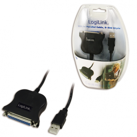 LogiLink Adapter USB to DSUB-25 - Parallel adapter - USB - parallel - 1