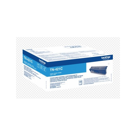 Brother TN421C - Cyan - original - toner cartridge - for Brother DCP-L8410, HL-L8260, HL-L8360, MFC-L8690, MFC-L8900 - 2