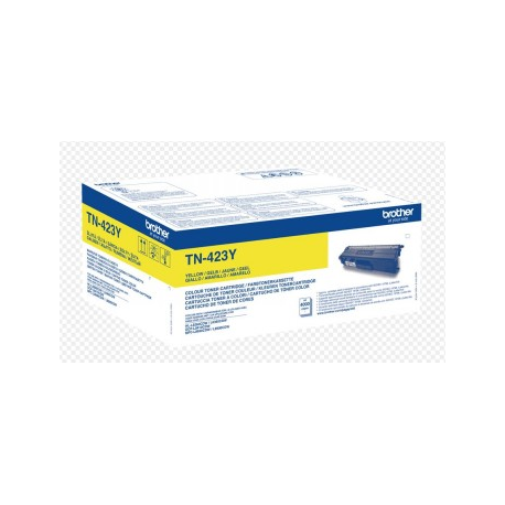 Brother TN423Y - Jumbo Yield - yellow - original - toner cartridge - for Brother DCP-L8410, HL-L8260, HL-L8360, MFC-L8690, MFC-L8900 - 2