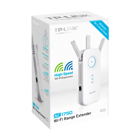TP-Link RE450 - Wi-Fi range extender - Wi-Fi 5 - 2.4 GHz, 5 GHz - 1