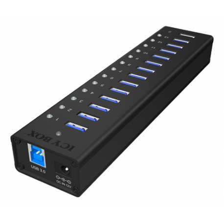 13 PORT USB3.0 HUB WITH  13 Port USB 3.0 Hub mit USB Ladeport  NMS - 2