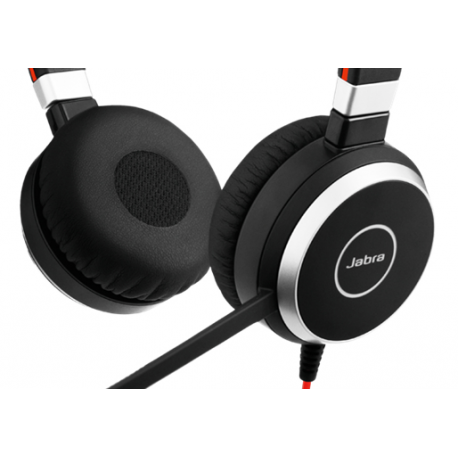 Jabra Evolve 40 UC stereo - Headset - on-ear - wired - 3.5 mm jack - 2