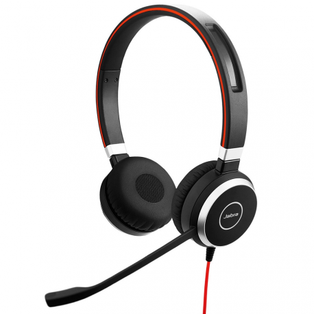 Jabra Evolve 40 UC stereo - Headset - on-ear - wired - 3.5 mm jack - 4