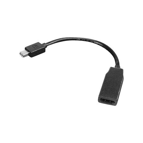 Lenovo - display adapter - Mini DisplayPort (M) do HDMI (F) - 20 cm - pro ThinkPad L570; P51; T431; T470; W550; X240; ThinkStation P330 (2nd Gen); P340; P520; P620 - 1