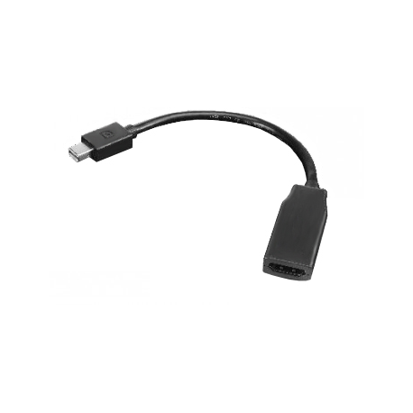 Lenovo - display adapter - Mini DisplayPort (M) do HDMI (F) - 20 cm - pro ThinkPad L570; P51; T431; T470; W550; X240; ThinkStation P330 (2nd Gen); P340; P520; P620 - 2