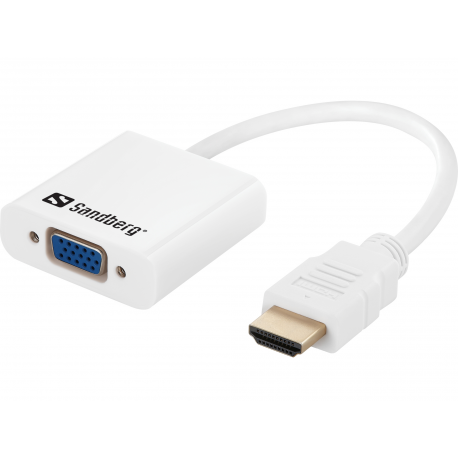 Sandberg HDMI to VGA+Audio Converter - Video converter - HDMI - VGA - 2