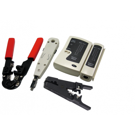 LogiLink Networking Tool Set with Bag - Network tool / tester kit - 2