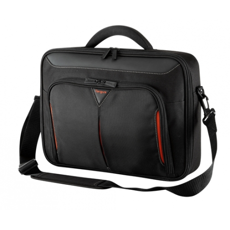 Targus Classic+ Clamshell - Notebook carrying case - 17" - 18" - black, red - 2