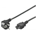 wentronic NK 114 S-180 - Power cable - CEE 7 / 7 (M) to IEC 60320 C5 - AC 250 V - 10 A - 1.8 m - black