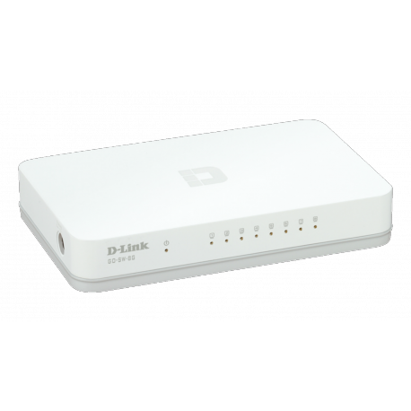 D-Link GO-SW-8GE - Switch - unmanaged - 8 x 10 / 100 / 1000 - desktop - 1