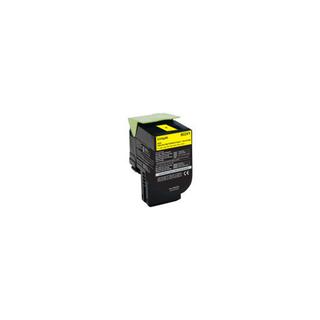 Lexmark 802XY - Extra High Yield - yellow - original - toner cartridge LCCP, LRP - for Lexmark CX510de, CX510de Statoil, CX510dhe, CX510dthe - 1