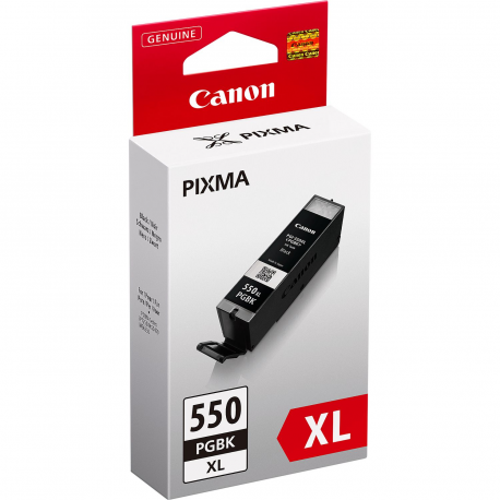 Canon PGI-550PGBK XL - 22 ml - High Yield - black - original - ink tank - for PIXMA iP8750, iX6850, MG5550, MG5650, MG5655, MG6450, MG6650, MG7150, MG7550, MX725, MX925 - 1