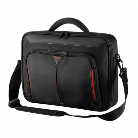 Targus Classic Clamshell - Notebook carrying case - 14" - black, red - 2