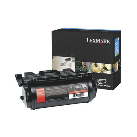 Lexmark - High Yield - black - original - toner cartridge LCCP - for Lexmark T640, T642, T644 - 2
