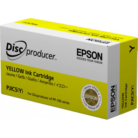 Epson - 31.5 ml - yellow - original - ink cartridge - for Discproducer PP-100, PP-50 - 2