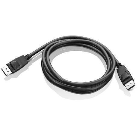 Lenovo - DisplayPort cable - DisplayPort (M) to DisplayPort (M) - 1.8 m - for ThinkCentre M70q Gen 2; M75s Gen 2; M80t Gen 3; M90q Gen 3; V50t Gen 2-13 - 2