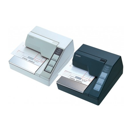 Epson TM U295 - Receipt printer - dot-matrix - JIS B5 - 16.2 cpi - 7 pin - up to 2.1 lines / sec - serial - dark grey - 2