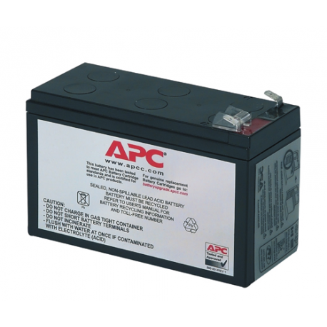 APC Replacement Battery Cartridge #17 - UPS battery - 1 x battery - Lead Acid - black - for P / N: BE850G2, BE850G2-CP, BE850G2-FR, BE850G2-IT, BE850G2-SP, BVN900M1, BVN950M2 - 1