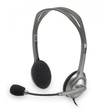 Logitech Stereo Headset H110 - Headset - on-ear - wired - 2