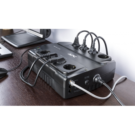APC Back-UPS ES 700 - UPS - AC 230 V - 405 Watt - 700 VA - output connectors: 8 - black - 2